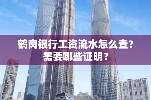 鹤岗银行工资流水怎么查？需要哪些证明？
